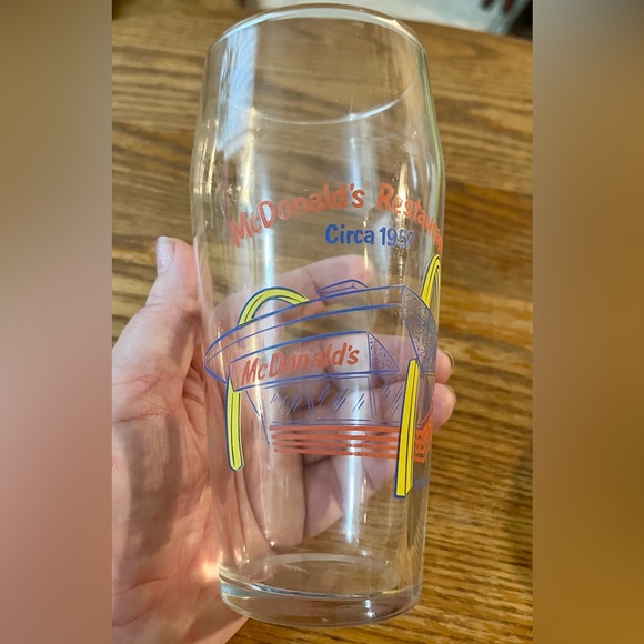 Vintage ‘95 McDonald Drinking Glass - Promo Celebrates Original Business Opening - Picture 5 of 5